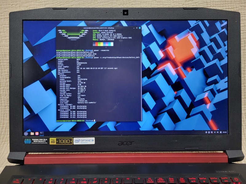 Acer Nitro AN515-53 Intel i5-8300H 2.30GHz NVIDIA GeForce GTX 1050 16 Gb 612Gb gallery