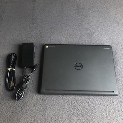 Dell Chromebook 11 P22T Laptop Intel Celeron 4GB RAM 16GB SSD w/ Charger WORKS