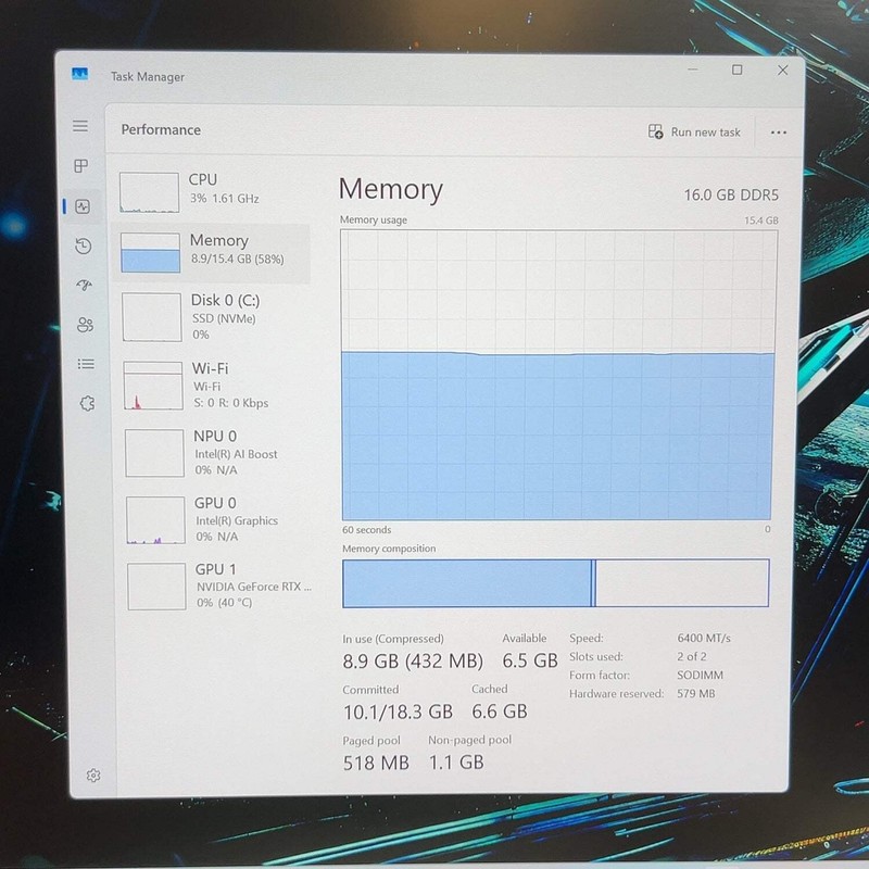 Acer Predator Helios Neo 16 16" Core Ultra 9 275HX 1TB GeForce RTX 5070 Ti gallery