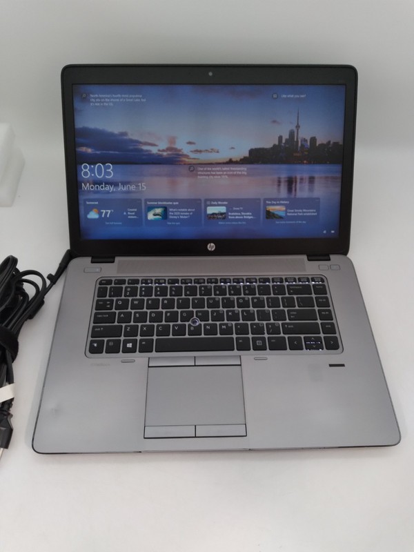 HP ELITEBOOK 850 G2 15.6" CORE i5-5200U@2.20GHz 12GB RAM 500GB HDD Win 10 Pro gallery