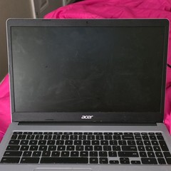 Acer Silver Black Laptop USB-C USB 3.0 Headphone Kensington Lock