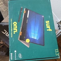 NEW Onn 13.3″ 2-1 laptop, i3, 4GB Ram, 128 SSD,1920 x 1080p FHD screen, Win10