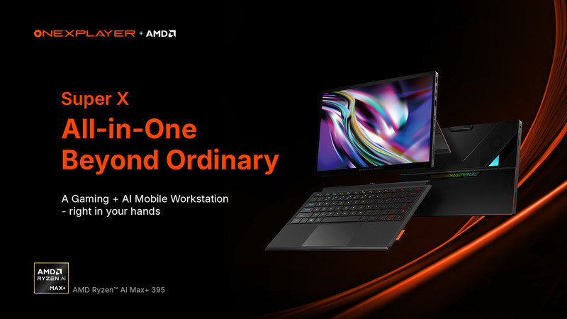 OneXPlayer Super X Gaming & AI 2-In-1 Tablet-Laptop 64G+1TB Water-Cooled Version gallery