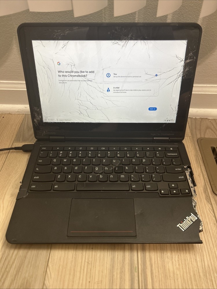 Somehow Working Lenovo Thinkpad Yoga 11e Chromebook. SOLD AS-IS