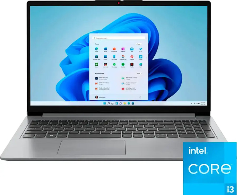 Lenovo Ideapad 1i Laptop 15.6" FHD Touchscreen Core i3-1215U 8GB RAM 256GB SSD gallery