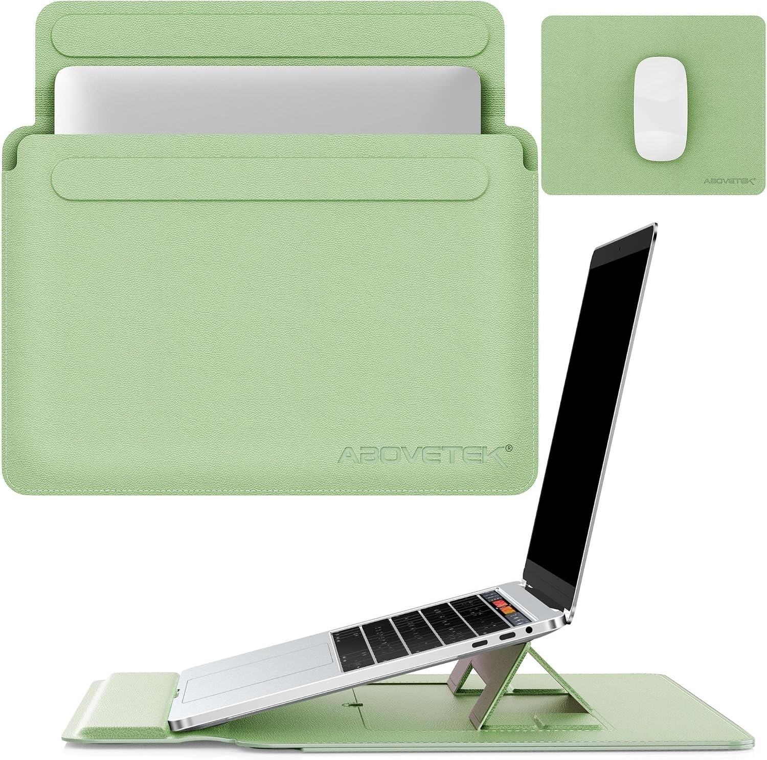 Sleeve for 13"-14" Laptop, Expandable Storage, Ultra-Slim Stylish - Blue gallery