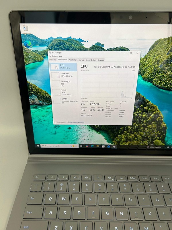 Microsoft Surface Book 2 13-inch Core i5 8GB 128GB Silver Used gallery