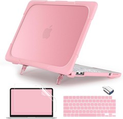 Sleeve for MacBook Neo 13 Inch 2026, Ergonomic Foldable Stand, Shockproof Hard S