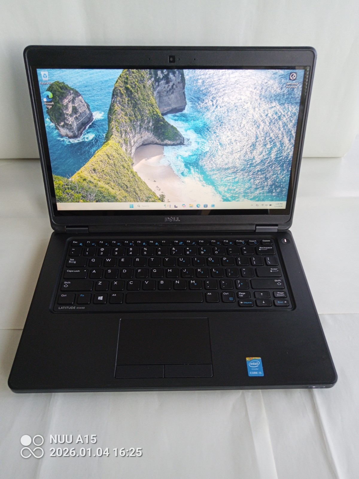 Dell Lat E5450 14" i5-5300U 2.30GHz 8GB RAM 500GB HDD Win 11 Touch Scrn A/C Cord gallery