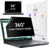 360° 4 Way Laptop Privacy Screen for 14 Inch Computer Monitor, Anti Glare Filter gallery