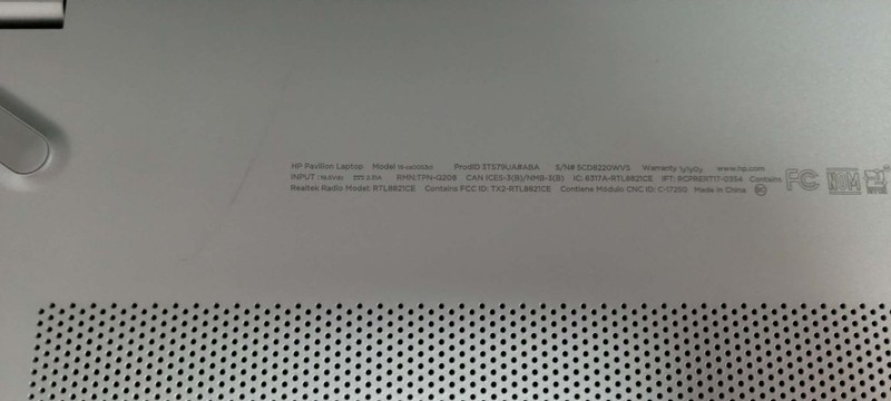 HP PAVILION 15-CS0053CL | i5-8250U | 1TB SSD | 12GB | Win11 | NO Power Cable gallery