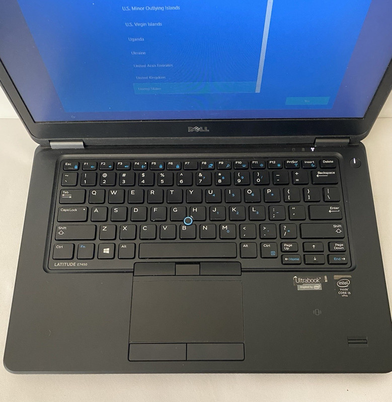 Dell Latitude E7450 i5 5300 CPU 2.3GHz 4.00 GB Ram DDR3 119 GB SSD Win 10 Pro gallery