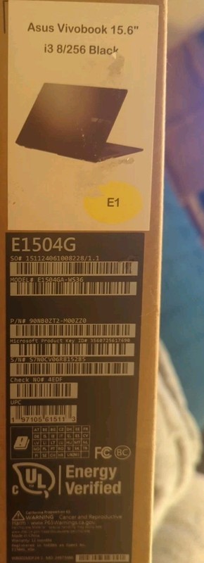 ASUS VivoBook 15 15.6" (64GB eMMC, Intel Celeron N, ‎2.8 GHz, 4GB) Laptop *NEW* gallery