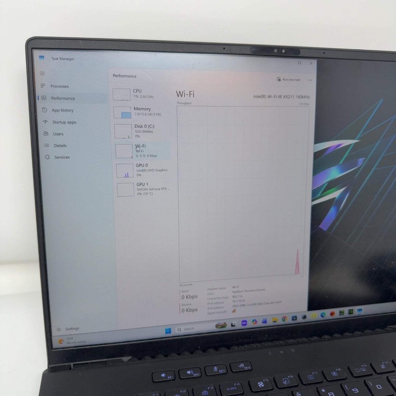 Asus ROG Zephyrus M16 16" i9-13900H 2.6GHz 16GB RAM 1TB SSD GeForce RTX 4070 gallery