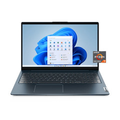 Lenovo Ideapad 5 15.6″ Laptop, AMD Ryzen 7 5825U, 16GB RAM, 512GB SSD, Blue
