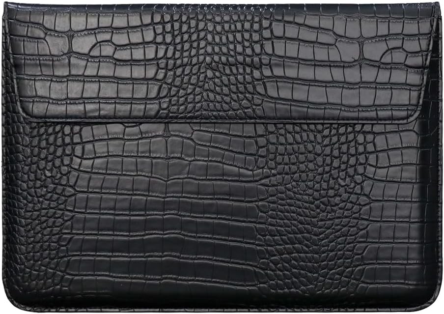 Black PU Leather Flip Case for 15 Inch MacBook Air 2026 M5 M4 M3 M2 A3448 A3241 gallery