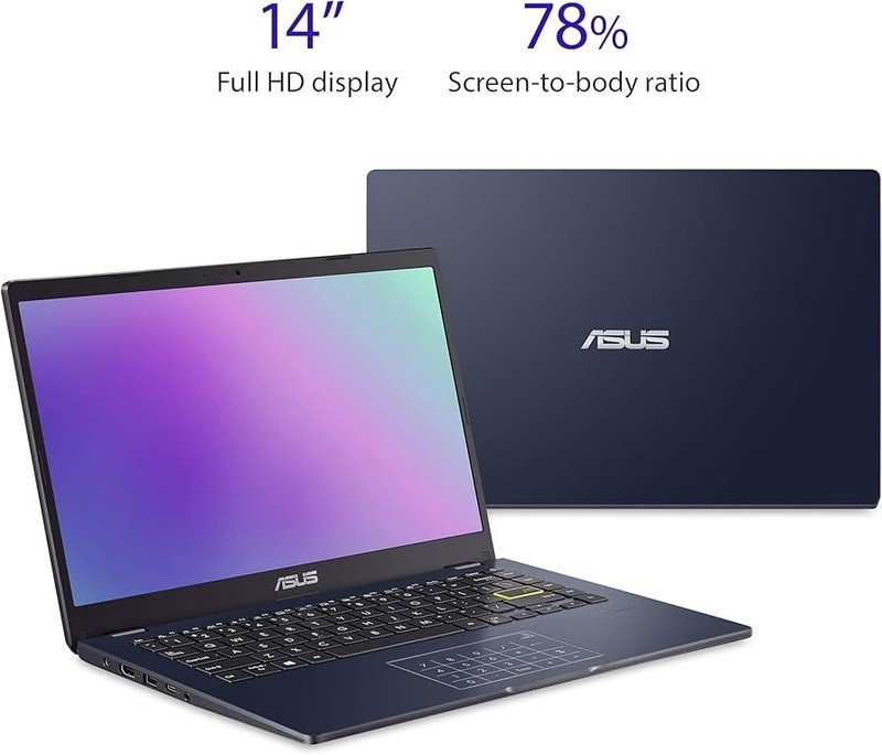 ASUS L410 MA-DB04 14in FHD Celeron N4020 4GB 128GB eMMC Win10 Home S Mode Black gallery