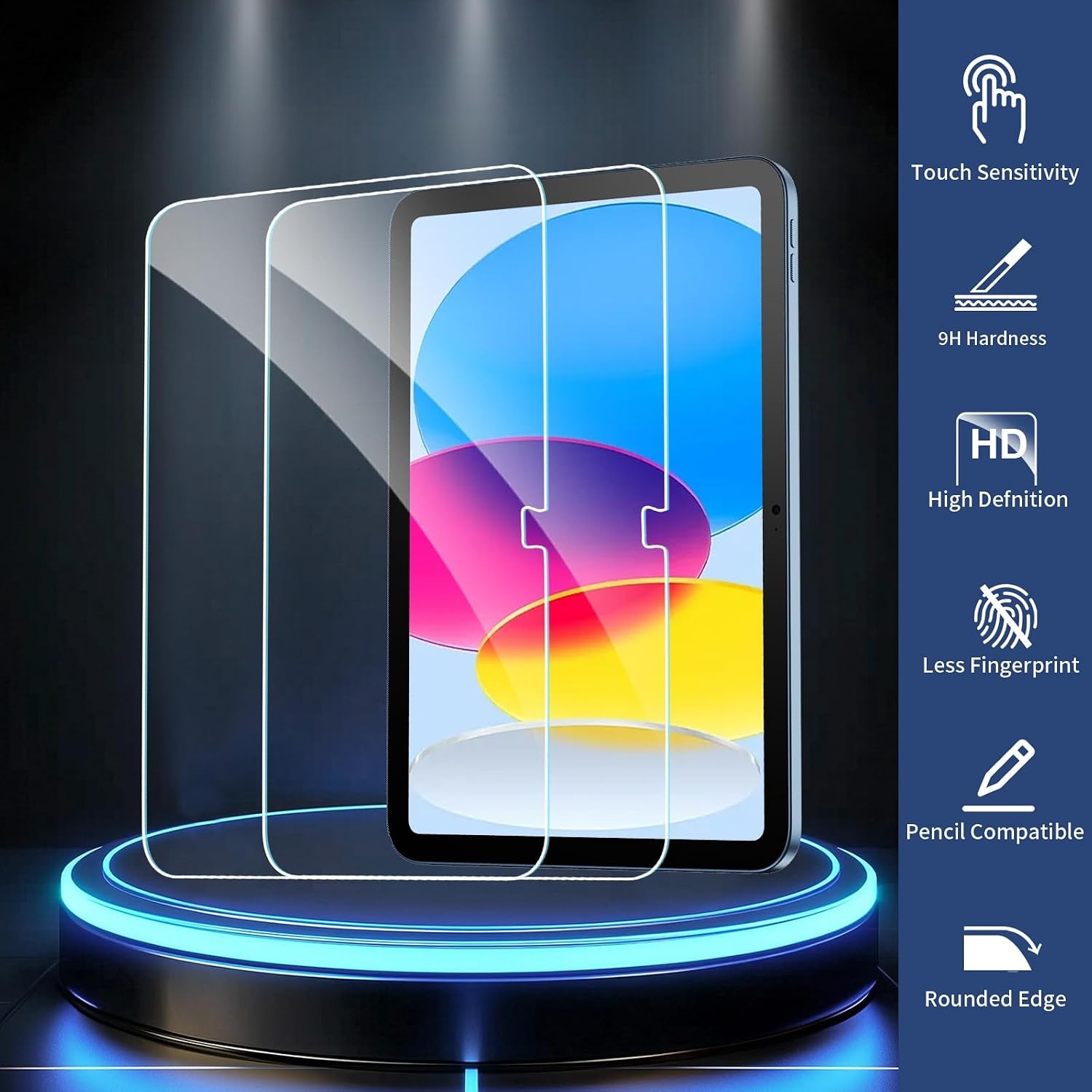 2 Pack Screen Protector for iPad A16 11th 2025 /10th Gen 10.9" 2022 | HD Clear gallery