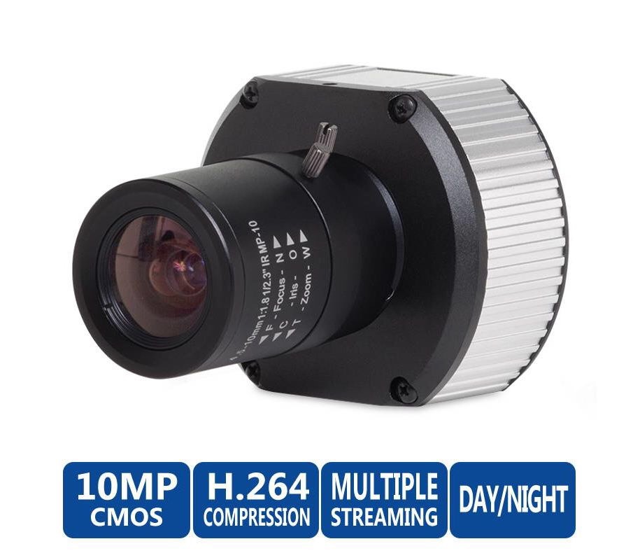 AV10115DNv1 Compact IP Camera 10 Megapixel/1080p, + 8mm Lens