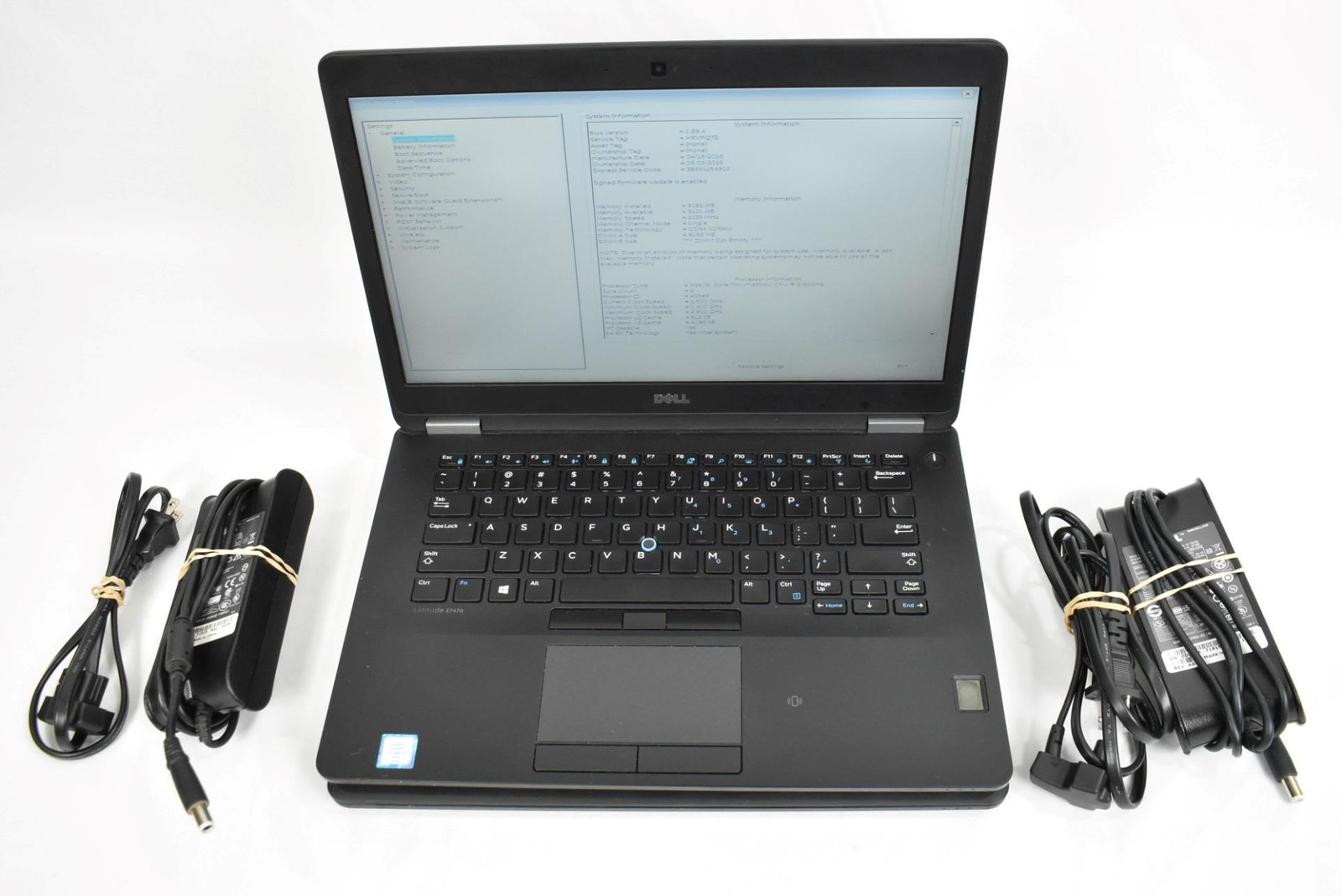 Lot of (2) Dell Latitude E7470 Laptops i7-6600U 2.6GHz 8GB No HD No OS 14" gallery