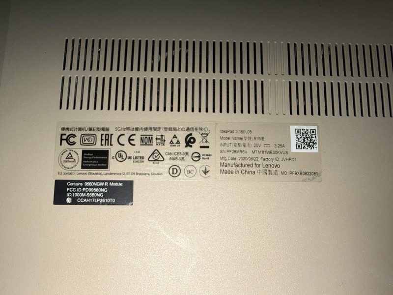 Lenovo IdeaPad 3 Intel Core i3 10th Gen 81WE00KVUS gallery