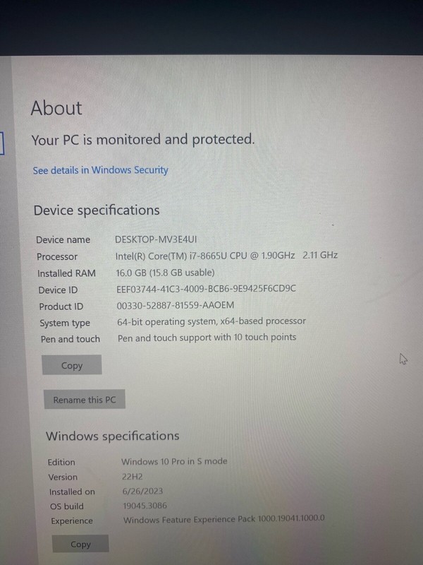Dell Latitude Latitude 7200 12.3In (256GB SSD, Intel Core i7-10610U, 1.8Ghz,... gallery