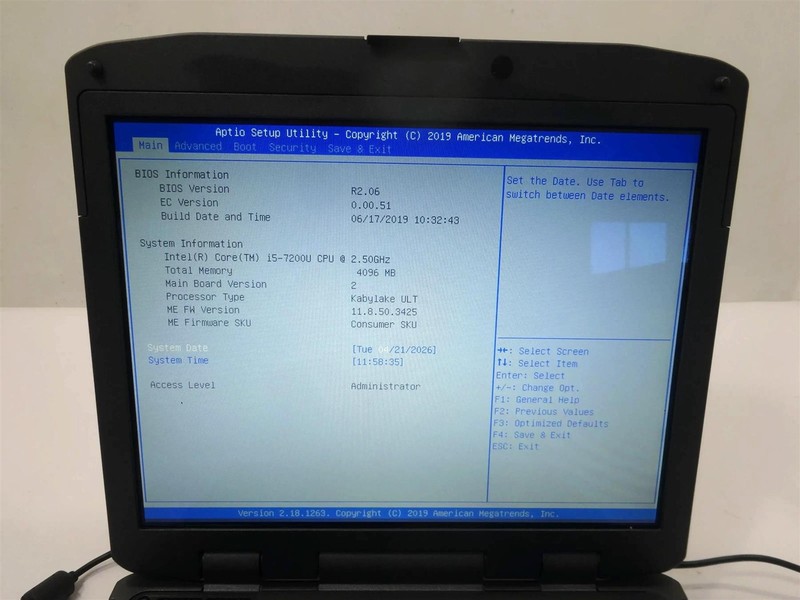 Durabook R8300 Rugged Core i5-7200U 2.50GHz 4GB No HD Laptop gallery