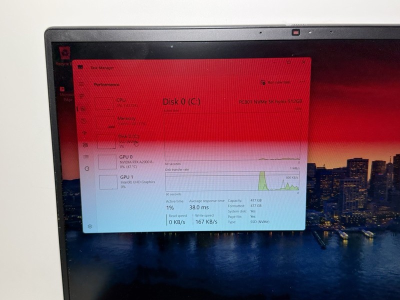 Dell Precision 7670 16" i7-12850HX 32GB 512GB RTX A2000 gallery