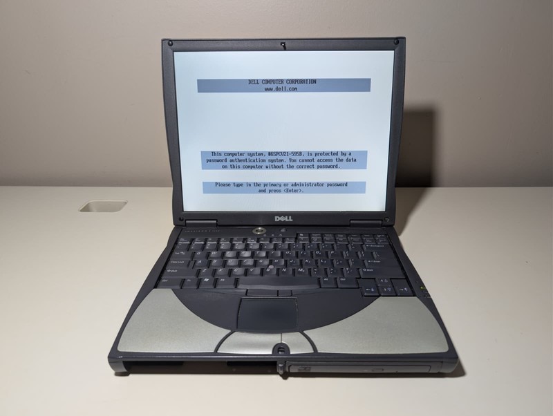 Read! Dell Inspiron 4150 | Intel Pentium IV 768MB RAM NO HDD | Locked Bios | DVD gallery