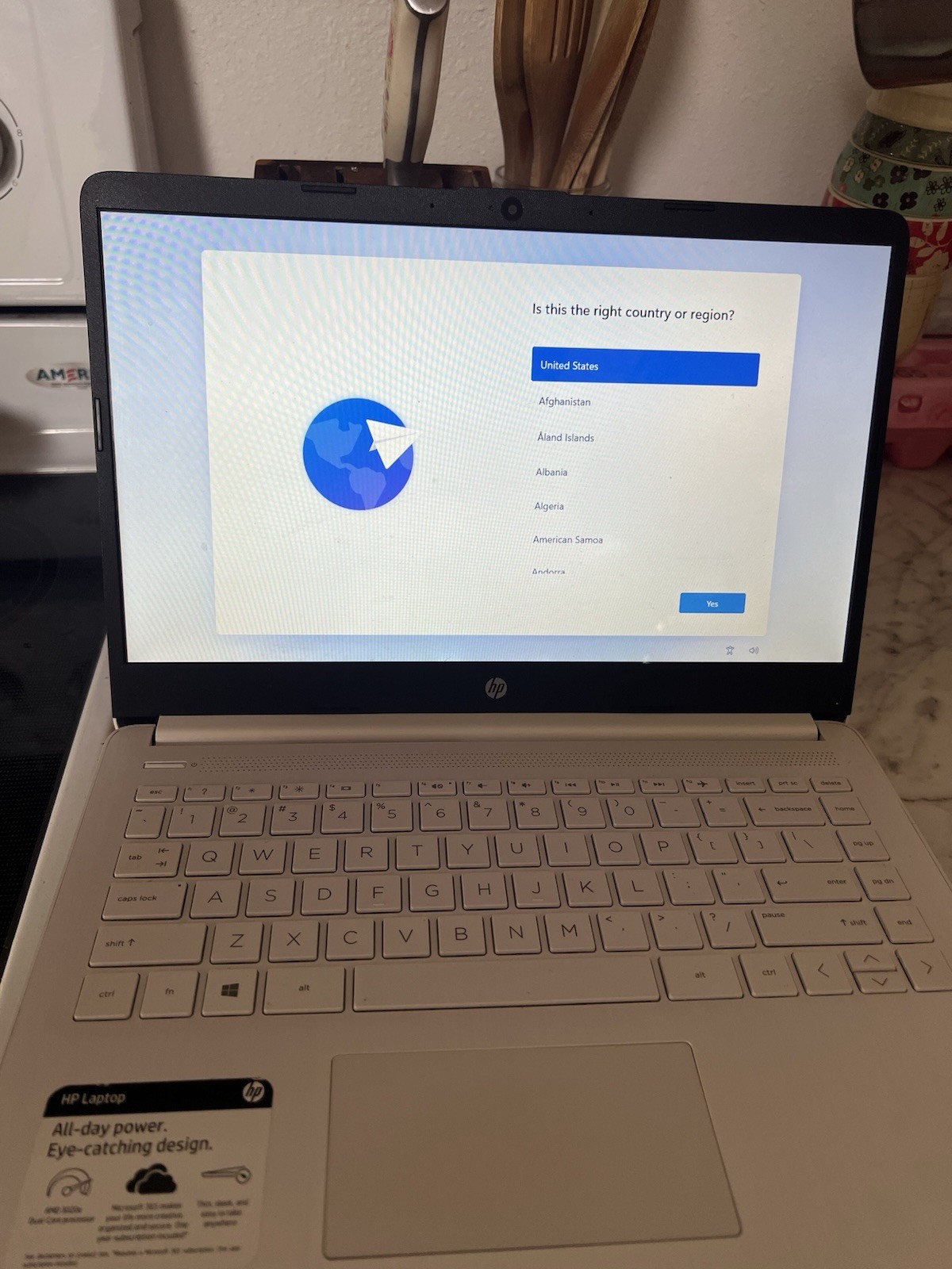 HP 14-fq0057nr Touchscreen Laptop AMD Athlon Silver 3050U 4GB Ram 64GB eMMC Used gallery