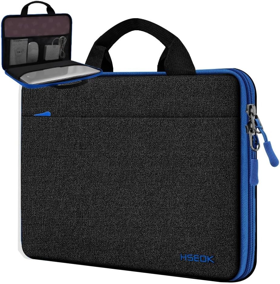 14 Inch Laptop Briefcase Sleeve for MacBook Pro M4/M5 and Other Laptops 13-14