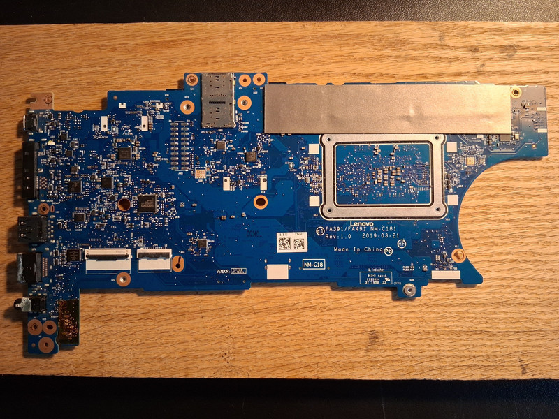 Lenovo ThinkPad T495s X395 Ryzen 7 Pro 3700U 16GB Motherboard NM-C181 gallery