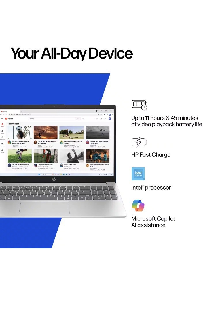2026 HP Laptop Computer 15.6" Touch 10-Core Intel i5 Up 64GB RAM 2TB SSD Win Pro gallery