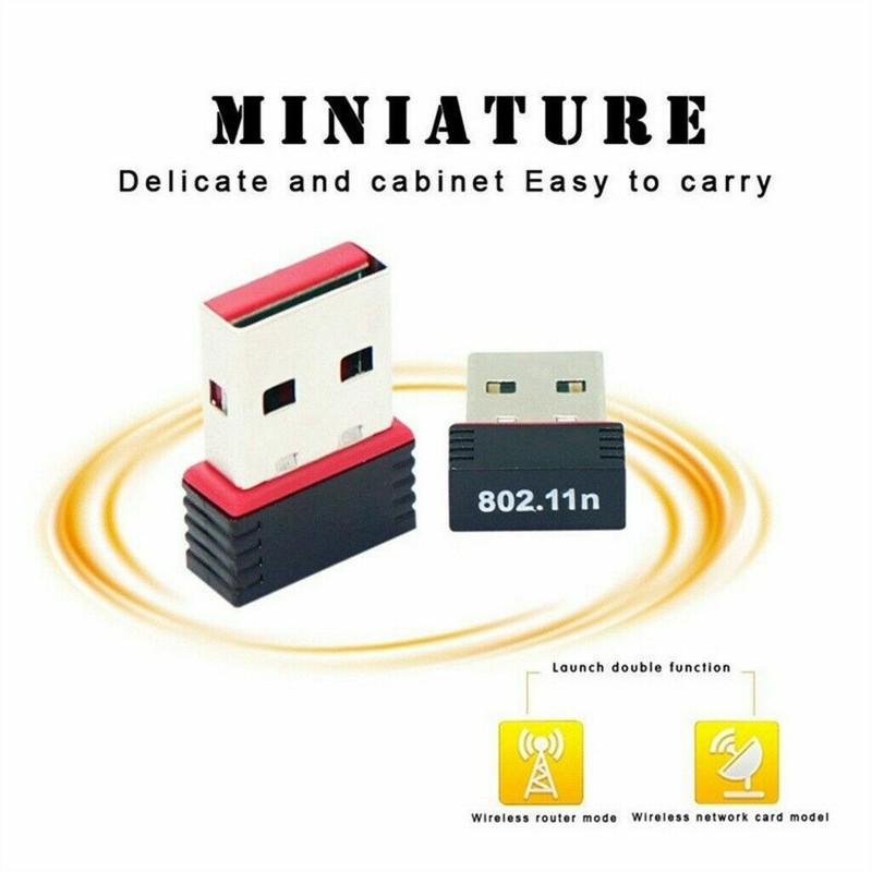 USB WiFi Wireless Adapter Mini Network 300Mbps Windows MAC Linux 802.11n gallery