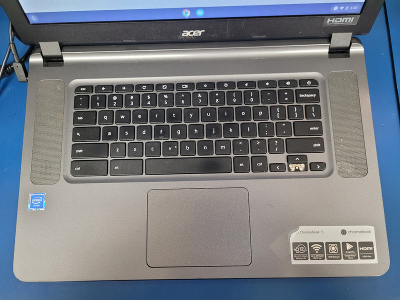 Acer Chromebook 15 N15Q9 CB3-532 Laptop 1.04GHz 4GB 16GB eMMC Chrome OS 15.6" gallery