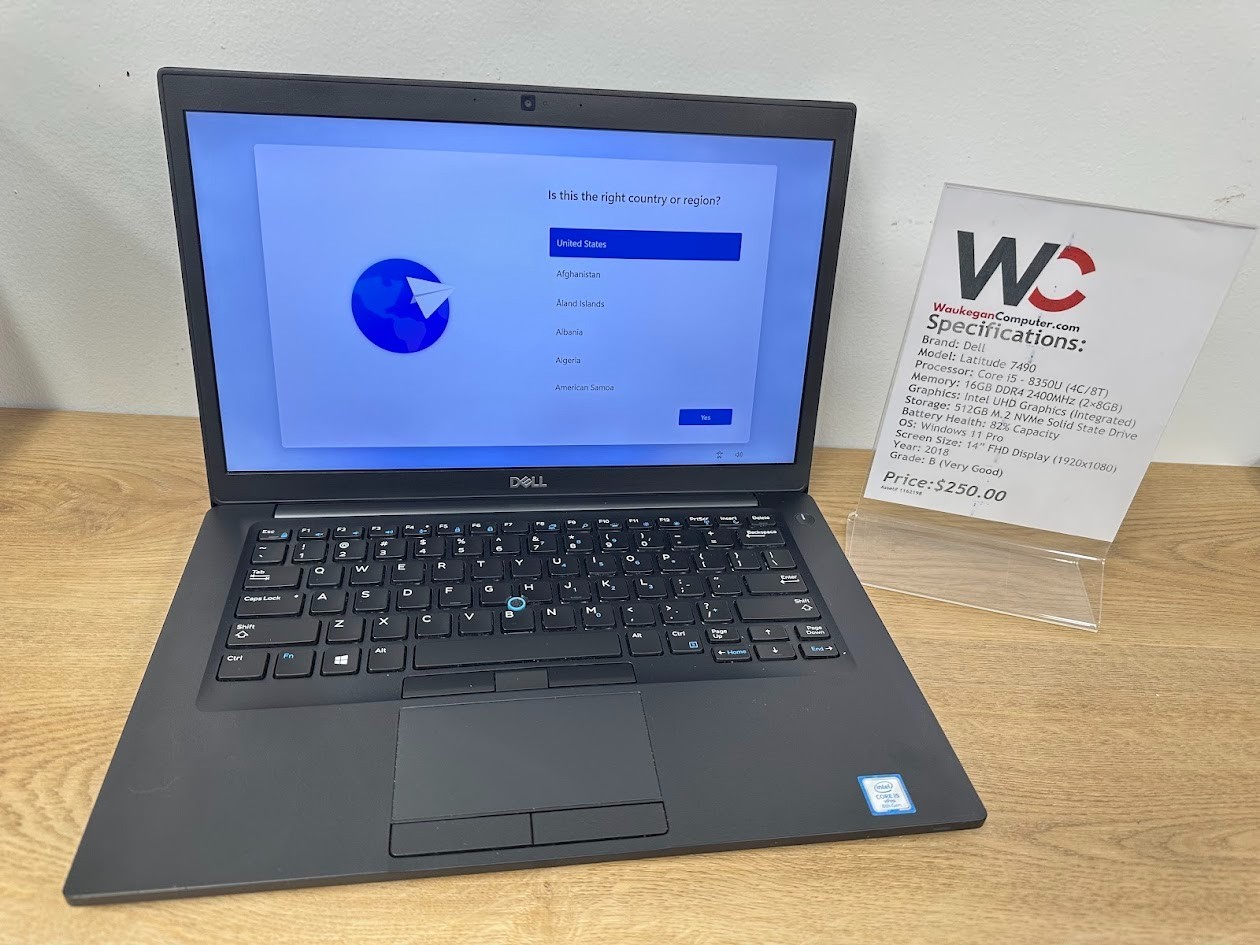 Dell Latitude 7490 Core i5 8th Gen, 16GB DDR4, Intel UHD, 512GB SSD 2018 TOUCH! gallery