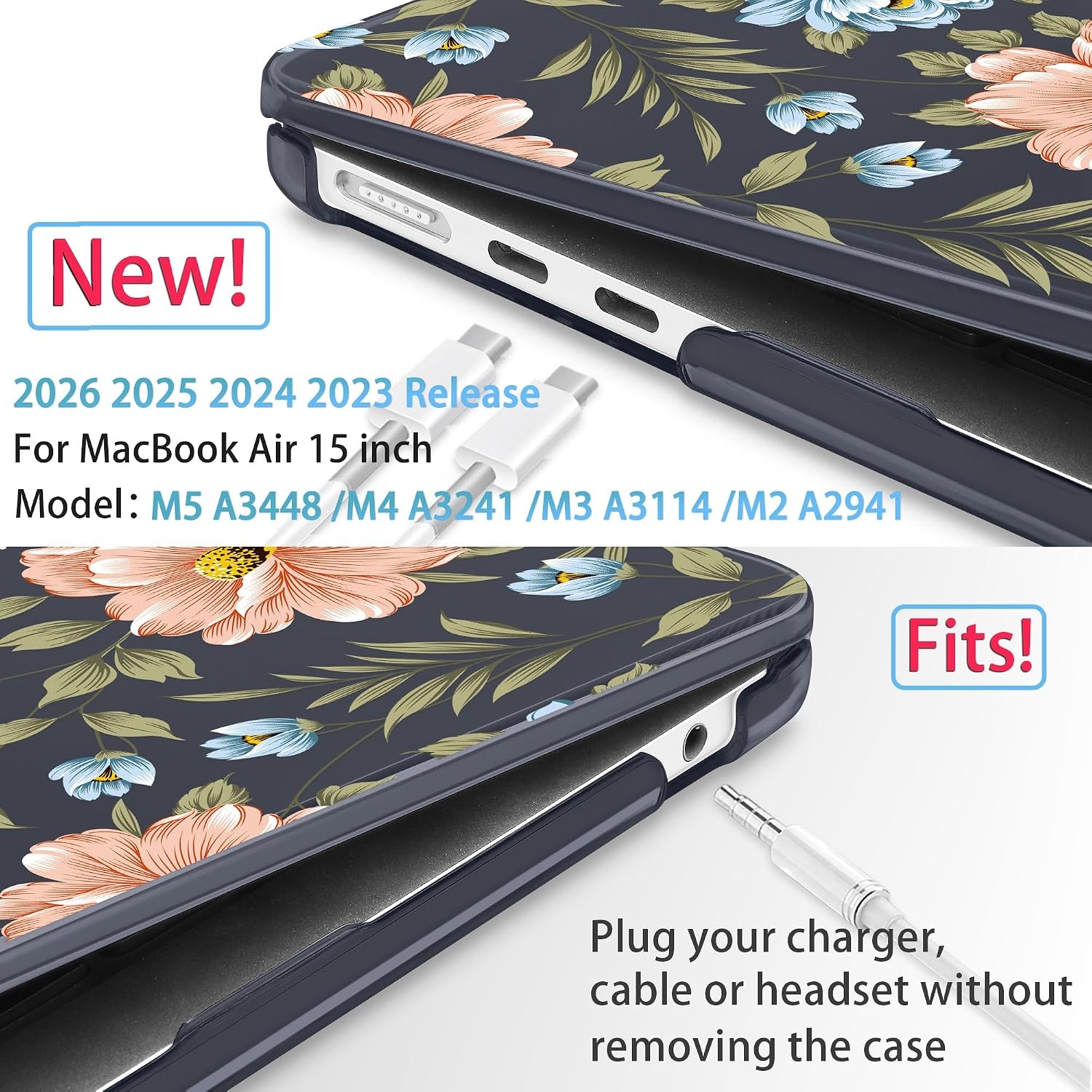 2026/2025/2024/2023 MacBook Air 15 INCH M5 A3448 /M4 A3241 /M3 A3114 /M2 A2941 C gallery