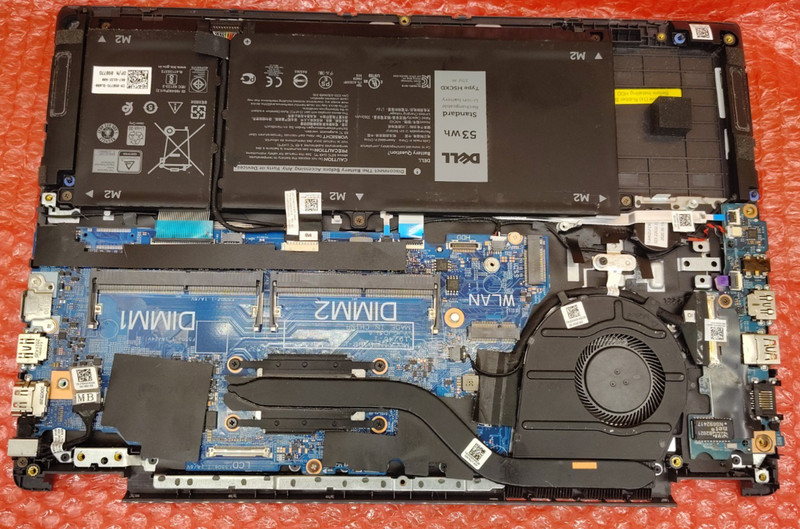 Dell Latitude 3410 14" Laptop i5-10210U Lower Part Motherboard Keyboard Battery gallery