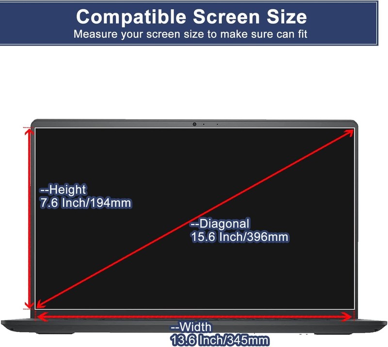 Screen Protector for 15.6" Dell 15 Laptop DC15250 DC15255 & Dell Gaming 15 gallery