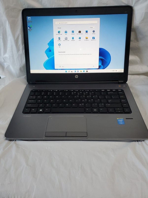 HP ProBook 640 G1 i5-4300M 2.60GHz 8GB 240GB SSD WINDOWS 11 PRO Laptop PC gallery