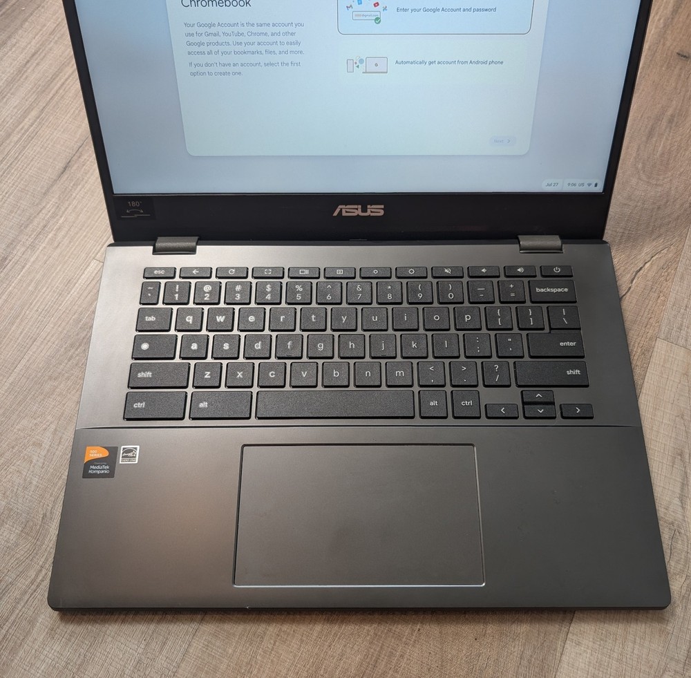 ASUS Chromebook CM14 14" FHD Laptop Grey MediaTek Kompanio 520 4GB 64GB *Read*