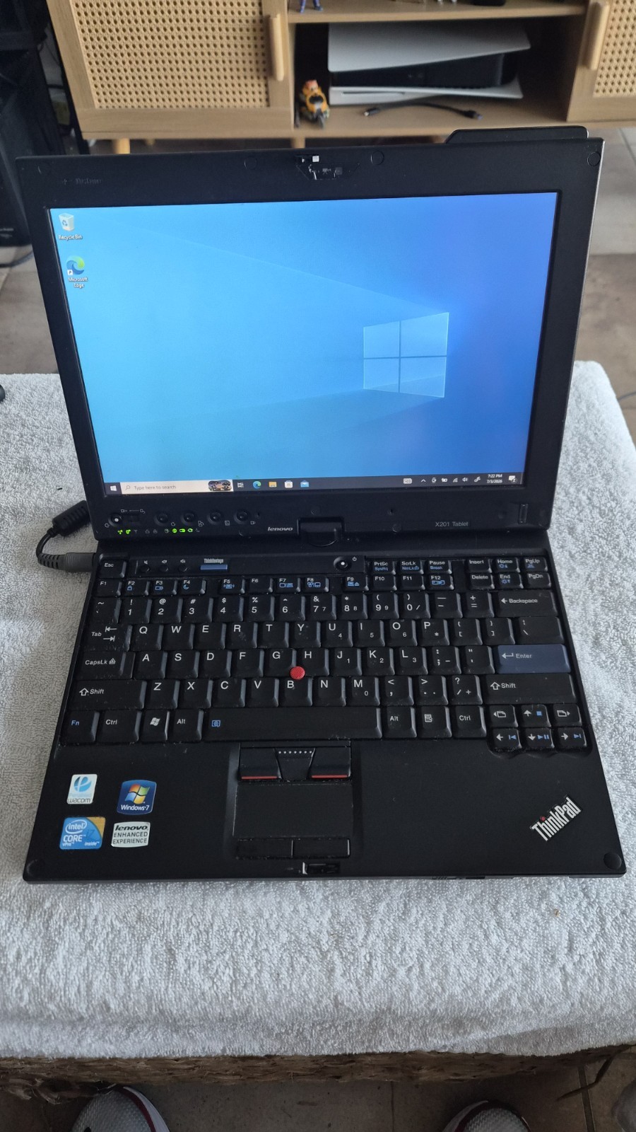 12.1" Lenovo Thinkpad X201 Tablet X201t i7 SSD 250GB 4GB Win 10 Pr COMPLETE gallery