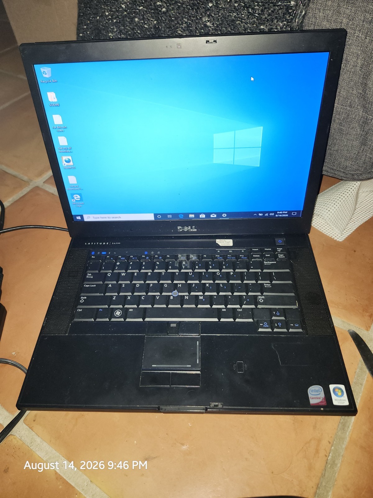 DELL LATITUDE E6500 320 HD /Win10 OS, No Adapter, Good Battery No Caddy gallery
