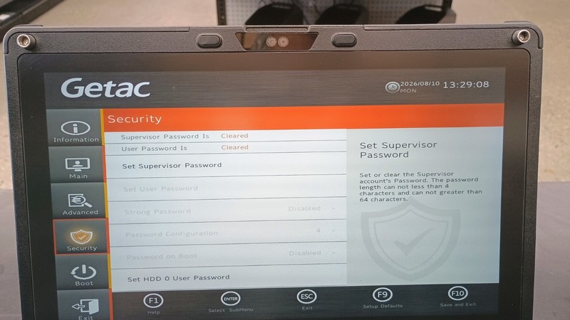 Getac V110G6 Quad Core i5-10210U 1.60GHz - 256GB SSD - 16GB - Win 11 Pro gallery