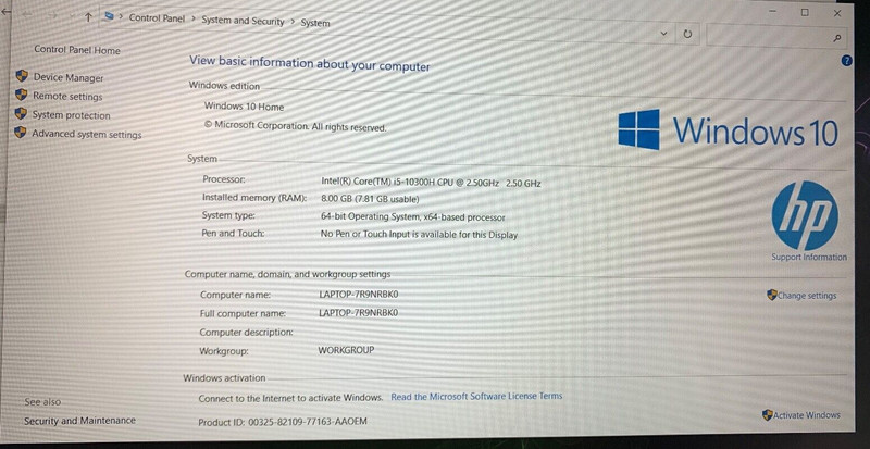 HP 15-DK0056WM Pavilion 15.6" FHD i5-9300H 2.4GHz 256GB SSD 8GB RAM #59588-1 gallery