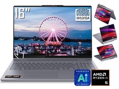 Lenovo IdeaPad 5 2-in-1 16″ WUXGA IPS Touchscreen Display Laptop – AMD Ryzen AI