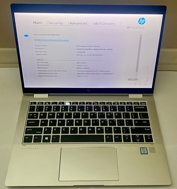 HP EliteBook x360 1030 G4 16GB i7 vPro 8th Gen 1.90GHz 16GB gallery