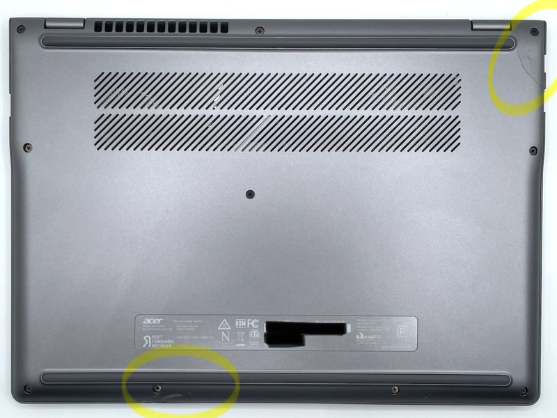 Acer Chromebook Plus 514 14" Touch Core 3 N355 8GB 512GB SSD Gray-USED gallery