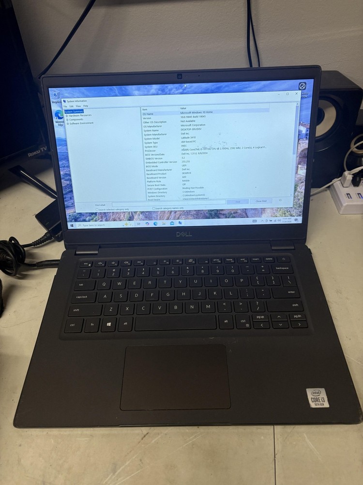 Dell Latitude 3410 14in Laptop I3-10110U 4GB 500GB Drive Win10 Cosmetic Flaws