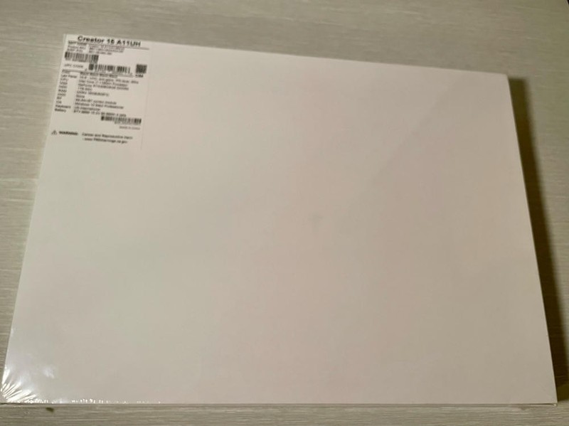 Msi Creator 15 A11UH-492, 15.6”screen, Intel Core i7, 16 GB, 1TB Solid Drive gallery